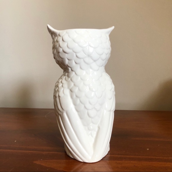 White Owl Vase - Picture 4 of 9